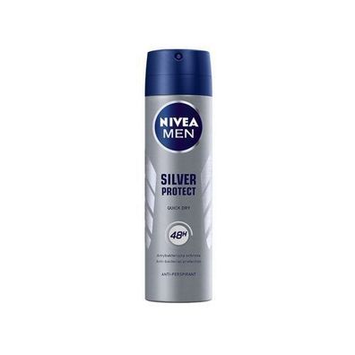 Nivea Herren Silver Protect Antitranspirant Spray - 150 ml