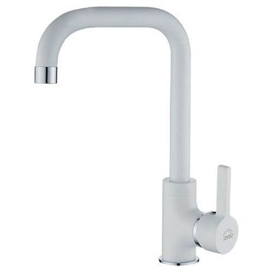 Küchenarmatur Wasserhahn LENA Küchenmischer für Küche in Weiß