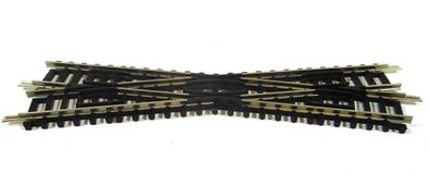 Spur N Roco 22245 Kreuzung 15° schwarz L=112,6mm (Z21-5)