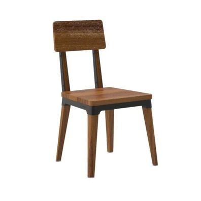 Country Garten Terrassen Stuhl Schwarz