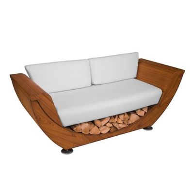 Narie Outdoor Sofa Cortenstahl Ice Weiß