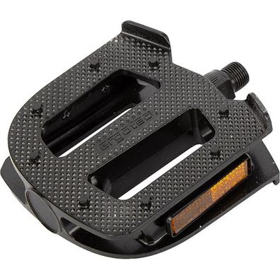 Ergotec Pedal EP-CARGO - Plattformpedal 105x100, Kugellager, Alu, schwarz