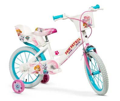 16 Zoll Kinder Mädchen Fahrrad Kinderfahrrad Rad Bike Paw Patrol
