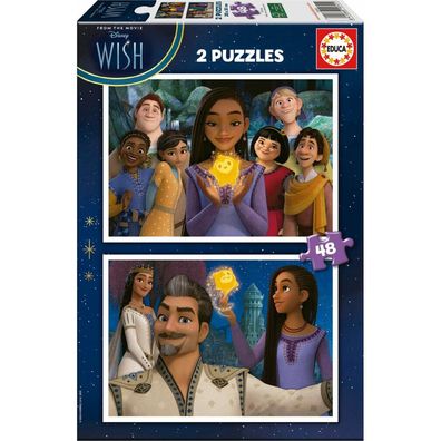 Disney Wunschpuzzle 2x48Stück