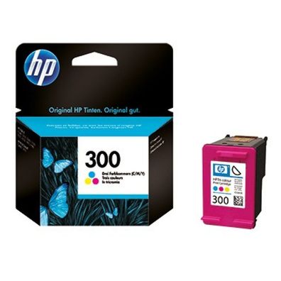 HP Druckerpatrone 300 (CC643EE) color (cyan / magenta / gelb)
