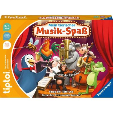 Ravensburger tiptoi Mein tierischer Musik-SpaÃ #159; Brettspiel