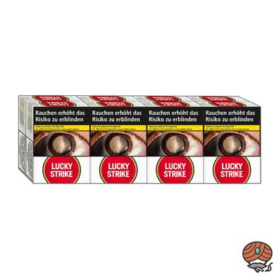 Lucky Strike Original Red/Rot Zigaretten XTRA (King) Box Stange 8x 34 Stück