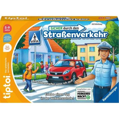Ravensburger tiptoi Sicher durch den StraÃ #159; nverkehr, Brettspiel
