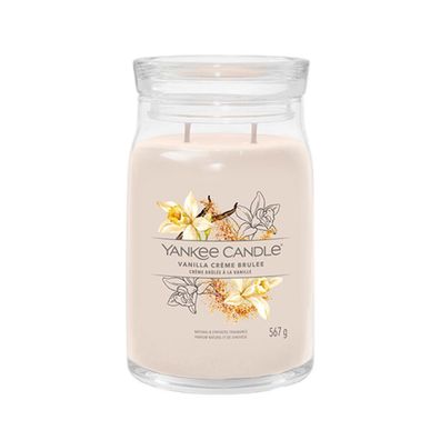 Yankee Candle Vanilla Creme Brulee Signatur Kerze 567 g