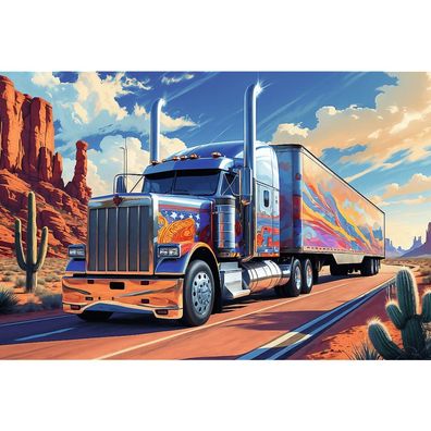TREFL Puzzle Truck auf dem Weg 160 Dlks
