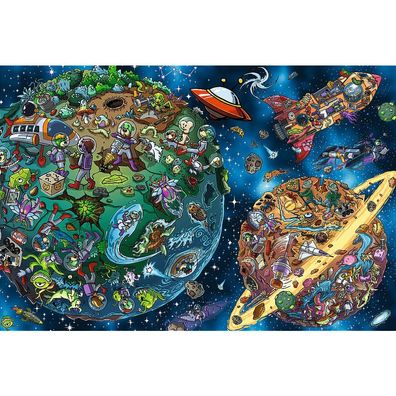 Puzzle Treflci in einem Universum von 100 Puppen