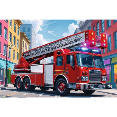 TREFL Puzzle Feuerwehrauto 60 dks