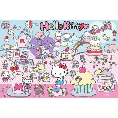 TREFL Puzzle Entdecke die Welt von Hello Kitty 300 dlks