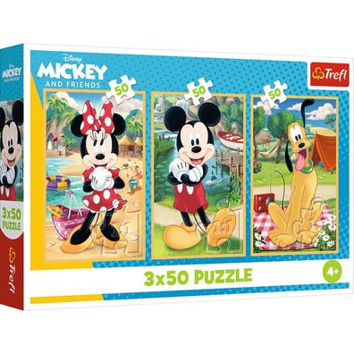 TREFL Puzzle Mickey Mouse: 3x50 Puppen erlaubt