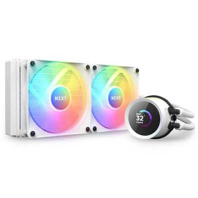 NZXT NZXT Liquid Cooler Kraken 240 RGB White (RL-KR240-W1) (RLKR240W1)