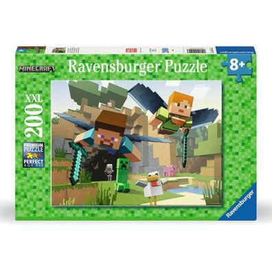 Kinderpuzzle Minecraft - Tierische Abenteuer (200 Teile)