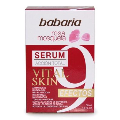 Babaria Hagebutten Serum Total Action Anti-Falten Vital Haut 50Ml