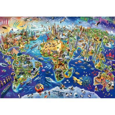 Schmidt Puzzle Entdecke die Welt 1000 Teile