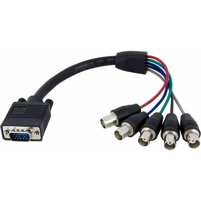 Startech. Com 12" Coax Hd15 Vga To 5 Bnc Rgbhv Monitor Cable M/F