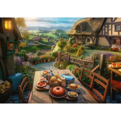 Schmidt Puzzle Frühstück mit Aussicht 1000 Teile