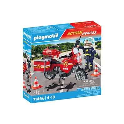 Playmobil 71466 Feuerwehrmotorrad am Unfallort