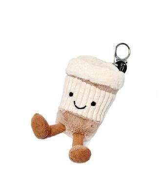 Original Jellycat Amuseables Latte Coffee Anhänger Plüschtier Kuscheltier Stofftier