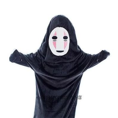 Chihiros Reise No-Face Kaonashi Cosplay Kostüm Mantel Halloween Karneval