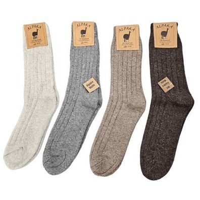 Alpaka Socken dünne Wollsocken Socken EU Größe 36-46