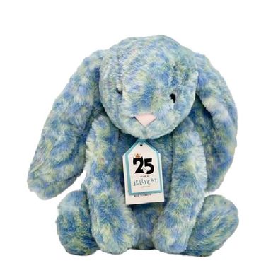 Original Jellycat Bashful Luxe Bunny Azure Plüschtier Spielzeug Kuscheltier 31 cm
