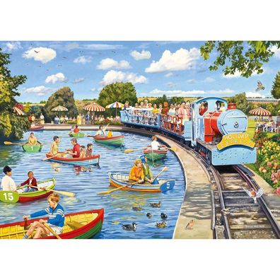 Gibsons Bootsfahrt See Puzzle 1000 Teile