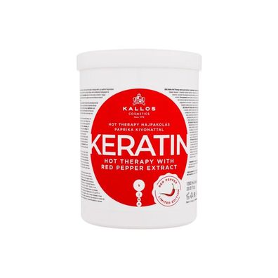 Kallos Cosmetics Keratin Hot Therapy mit rotem Pfefferextrakt
