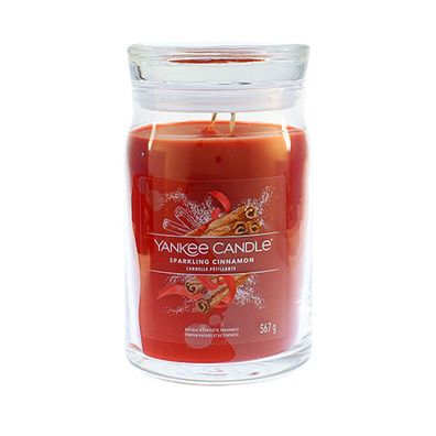Yankee Candle Sparkling Cinnamon Signaturkerze 567 g