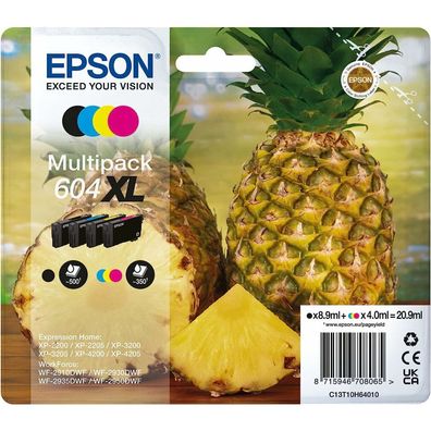 Epson 604XLT10H64 schwarz, cyan, magenta, gelb Tintenpatronen