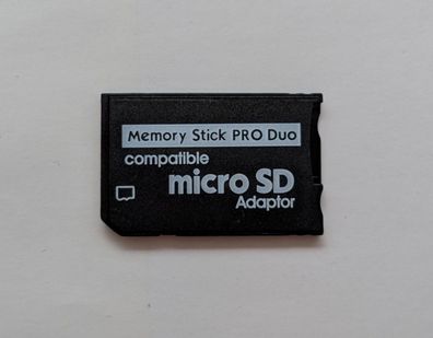 NEU: microSD auf Memory Stick Pro Duo Adapter für Sony PSP 1000 2000 3000 micro SD MS