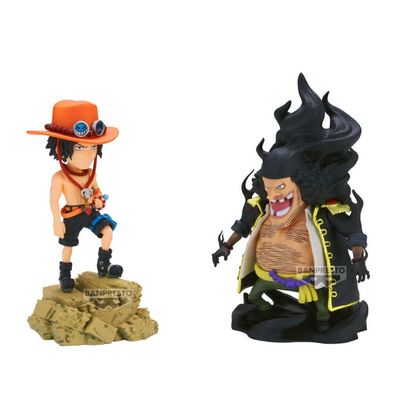 Einteilige Figur Portgas D. Ace Vs Marshall.D. Teach Log Stories, 8 cm