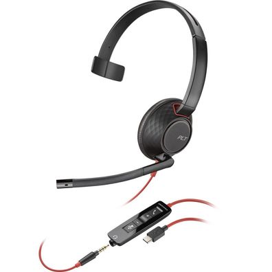 HP HP Poly Headset Blackwire 5210 Monaural USB-C USBC (8X230AA)