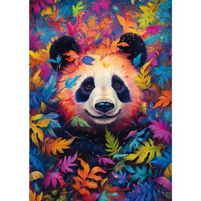 Schmidt Spiele PU1000T. Pandabär im Regenbogenwald
