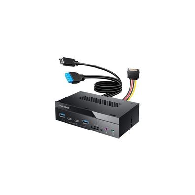 Graugear Multi Frontblende 4-Fach + Kartenleser USB, D, icro