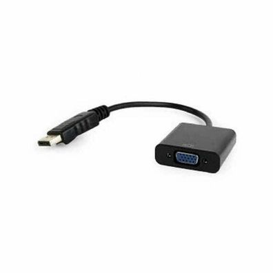 Gembird A-Dpm-Vga F-02 Displayport Vga Black Cable Adapter - Adapter For Cable