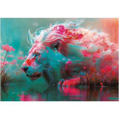 EDUCA Puzzle Blumenkranz 1000 Puppen