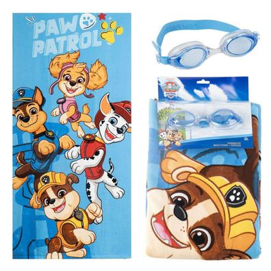 Paw Patrol Handtuch+ chwimmbrille im Set