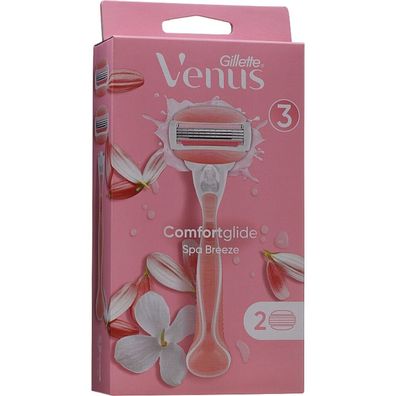 Venus Comfort Glide Spa Breeze shaver + 2 heads
