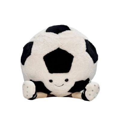 Original Jellycat Fußball Football Sport Weiß Plüschtier Stofftier Kuscheltier Kinder