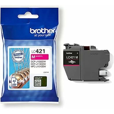 Brother Ink Cart. LC-421M DCP-J1050DW, -J1140DW, FC-J1010DW magenta LC421M
