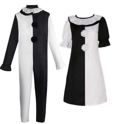 Terrifier Clown Cosplay Kostém Jumpsuit Outfit Halloween Karneval