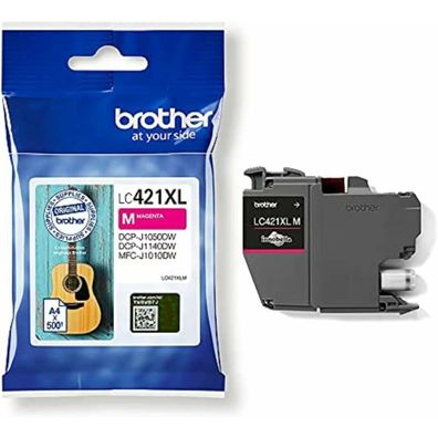 Brother Ink Cart. LC-421XLM DCP-J1050DW, J1140DW, FC-J1010D W magenta LC421XLM