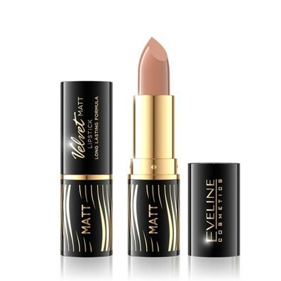 Eveline Velvet Matt Lipstick matte Lippenstift 500 Hautfarbe