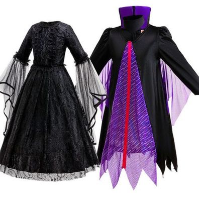 Maleficent Mädchen Cosplay Kostém Kleid Outfit Halloween Karneval