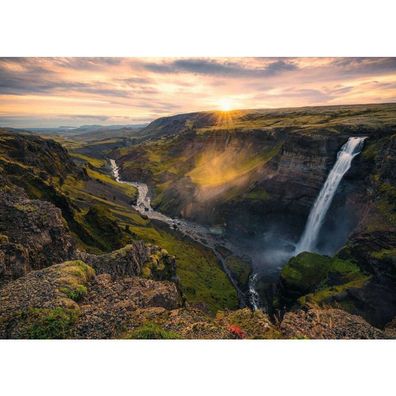Ravensburger Puzzle Haifoss Wasserfall, Island 1000 dlks
