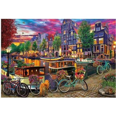 EDUCA Puzzle JZDN Bikes in Amsterdam 6000 Dlks